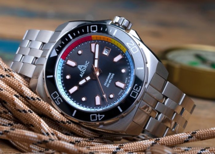 AUDRIC SeaBorne 500m Swiss divers watch dlvr.it/RY2ZNC