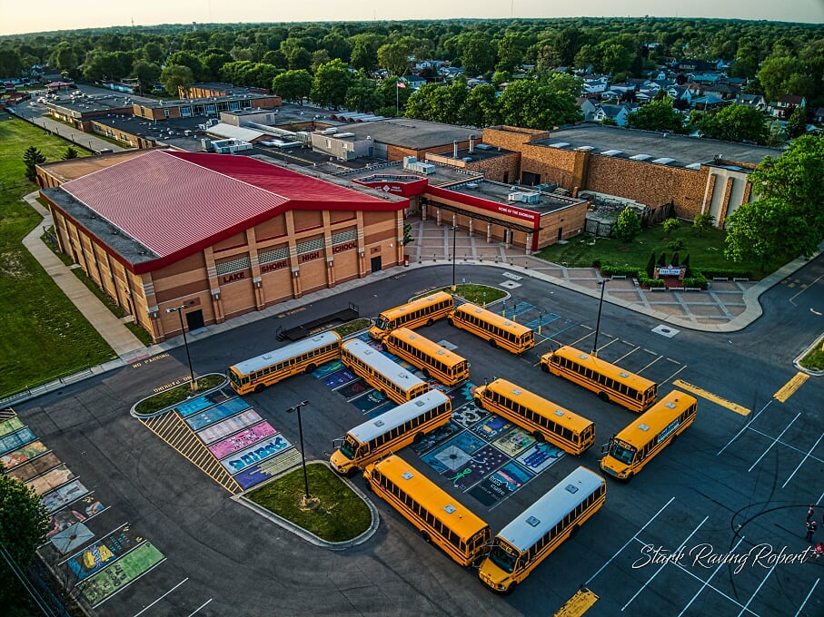 myLSPS's tweet image. Congratulations @LSclassof2020 from our Director of Maintenance and Operations Wayne, Transportation Coordinator Val, Bus Drivers Joan, Fran, and Doug, and everyone from our @myLSPS Transportation Department. Thank you Robert Stark for capturing these '20 drone pictures. #myLSPS
