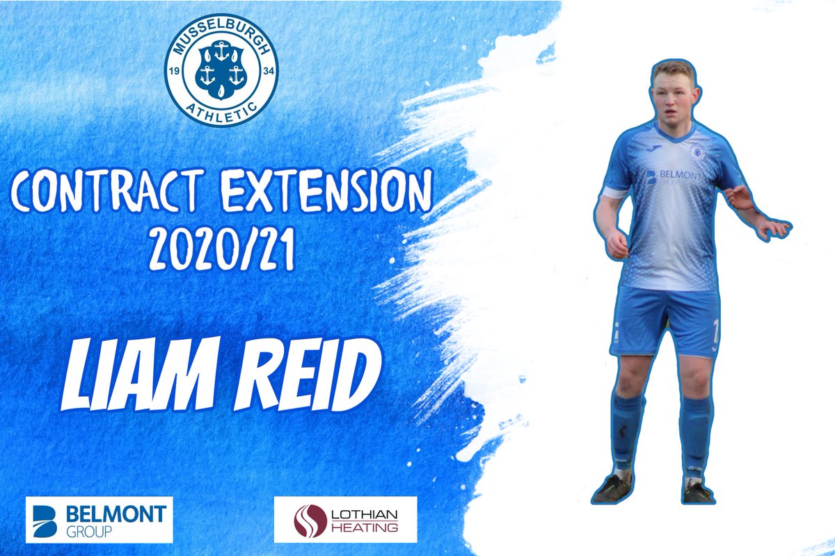 MusselburghAth's tweet photo. Another contract extension to announce today as Defender Liam Reid puts pen to paper on another year at the club!

Find out what @reidliam30 has to say in his interview!! ⬇️⬇️
https://t.co/1l6ig01a3o https://t.co/XaQJEq8OuV