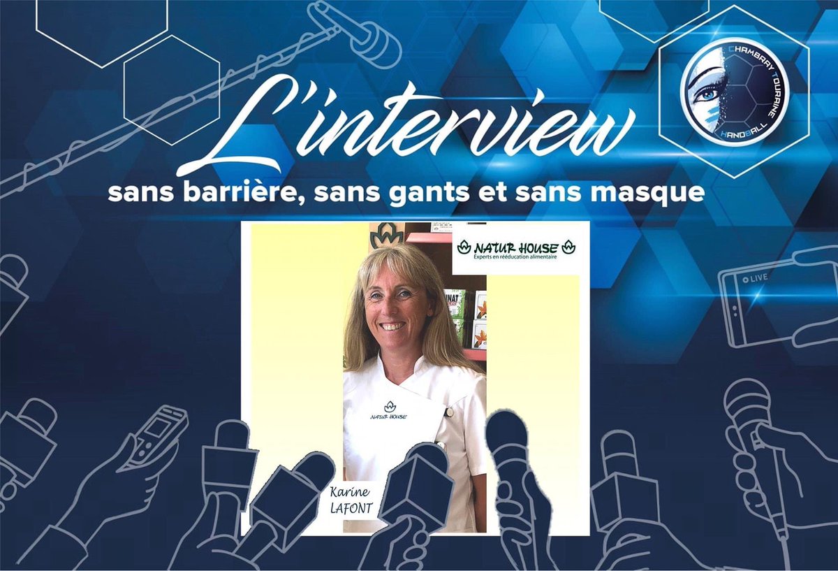 CTHandBall's tweet photo. 📍un nouvel interview de nos partenaires sans barrière, sans gants et sans masque
🎤 ITW partenaire du jour : Karine LAFONT - Gérante des boutiques NATUR HOUSE Joué-les-Tours et Tours-Nord ⤵️
https://t.co/IjzVOqOnfo
#PROJECTHB
Naturhouse Touraine
https://t.co/wZ185XtfFx https://t.co/eSMRZgSjMq
