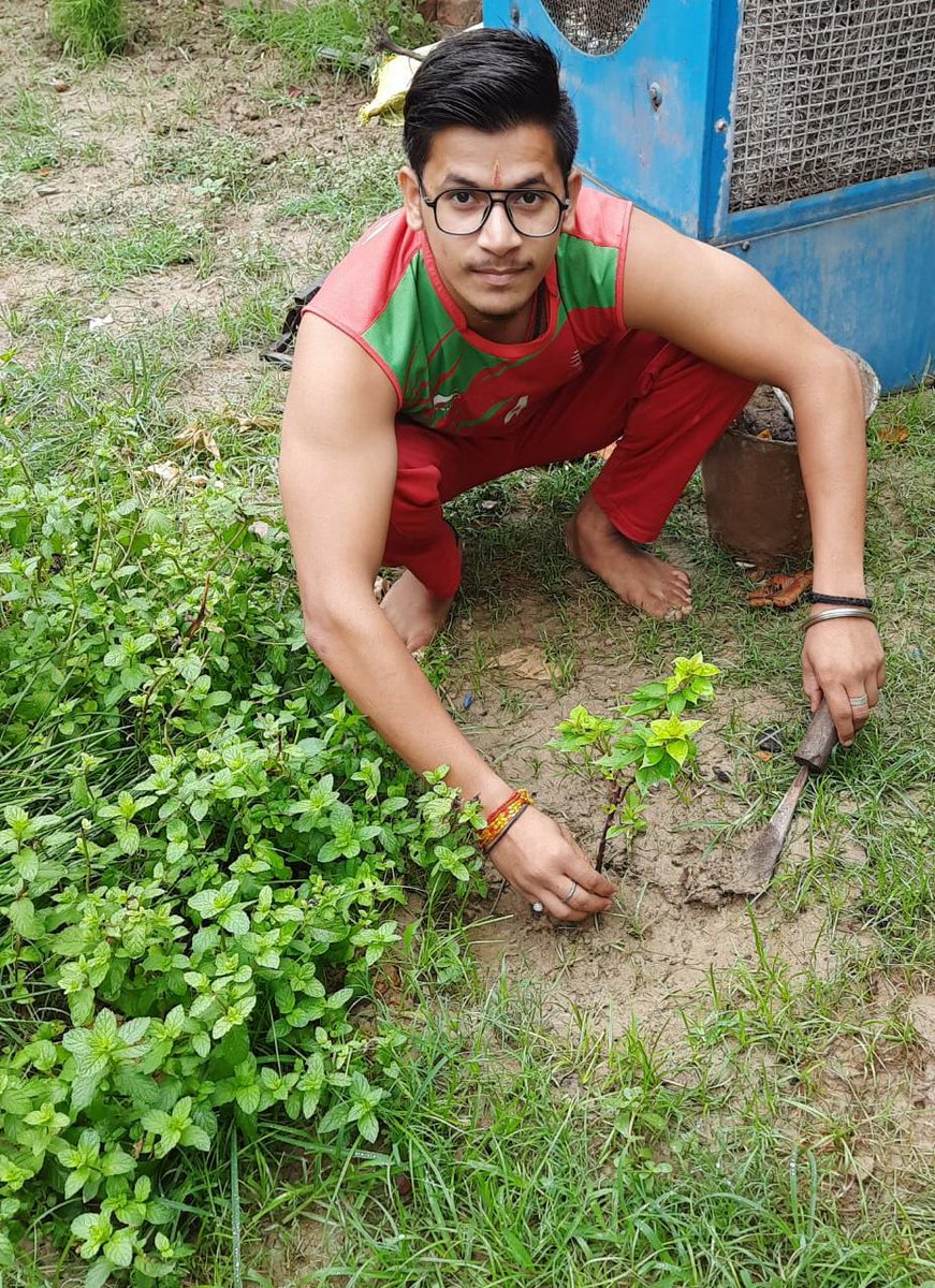 ABVPghazipur61's tweet photo. #ABVP_गाजीपुर
#selfie_with_plants
चलो इस धरती को रहने योग्य बनाएं,
सभी मिलकर विश्व पर्यावरण दिवस मनाए।
जिससे हमारी प्रकृति हरी भरी रहे उसका सौंदर्य बना रहे।
पर्यावरण दिवस की आप सभी को हार्दिक शुभकामनाएं एवं बधाई।
#5June5TreeSFD
#ABVPForNature
#WorldEnvironmentDay https://t.co/G6ZEwuJbWt