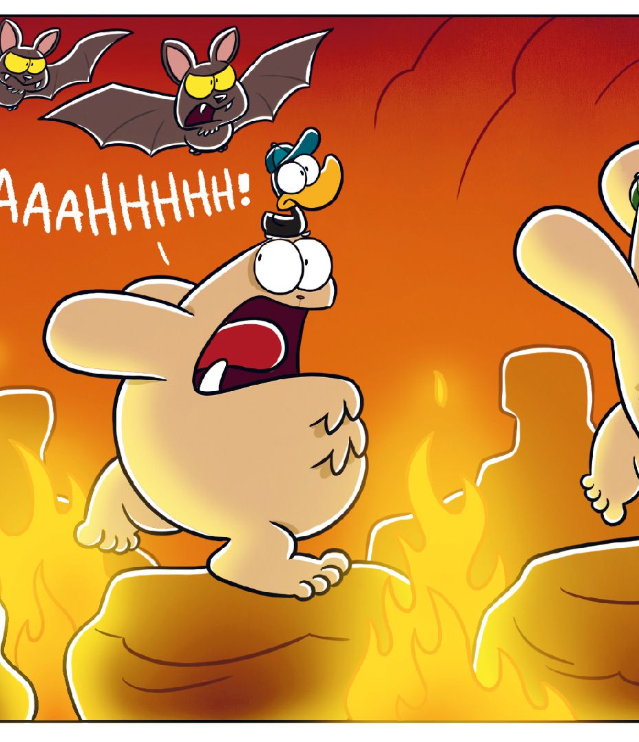 Wenn du erfährst, dass schon die ersten 2 Einsendungen zum Gewinnspiel in POLLE #3 eingegangen sind - und bei der Verlosung nur die ersten 5 (richtigen) Einsendungen berücksichtigt werden!

(Panel aus dem "Yetis"-Comic v. <a href="/joschasauer/">Joscha Sauer </a>, @DerGrafX, Irina Zinner &amp; <a href="/furushil/">Paul Schwarz</a>)