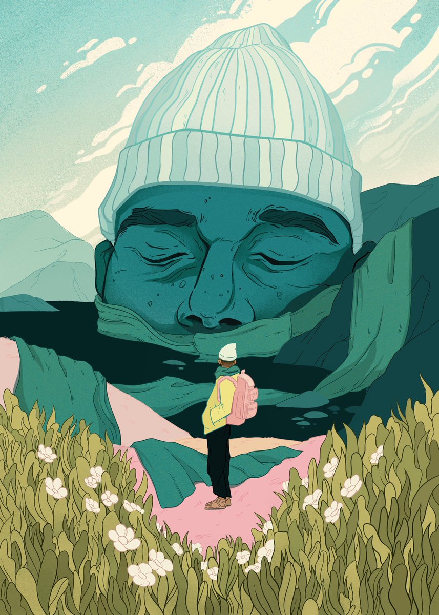 Hello! #drawingwhileblack my names Dani. I’m a soon to be San Jose based illustrator looking for freelance work, especially editorial. I’m partial to narratives about mental health, identity, and the natural world.