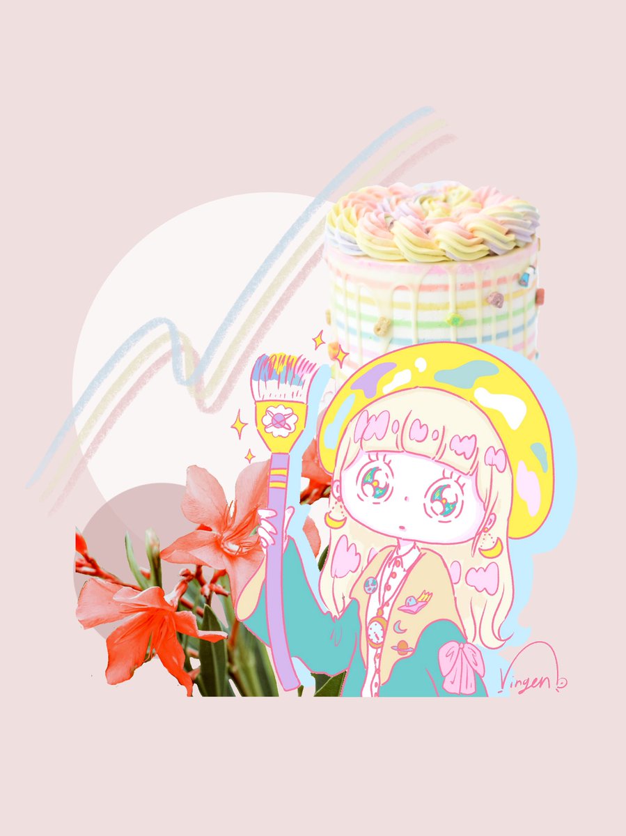 ゆーほさん イラストとのコラボはまたちがった感じでかわいい Ningenちゃんありがと コラージュ ゆーほさん イラストとのコラボはまたちがった感じでかわいい Ningenちゃんありがと コラージュ