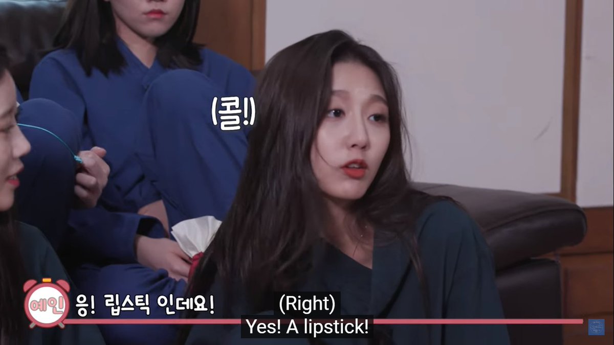mijoo was caught stealing a bar (?) and she still even tried to beat around the bush  funny how she asked help from yein and yein got along saying it was a lipstick 