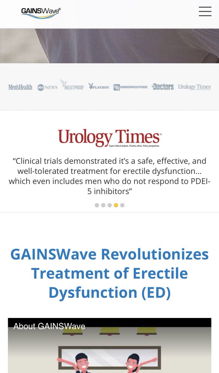 In lieu of #MensHealth Month, don’t fall for false advertising.

Acoustic waves ≠ shockwave therapy