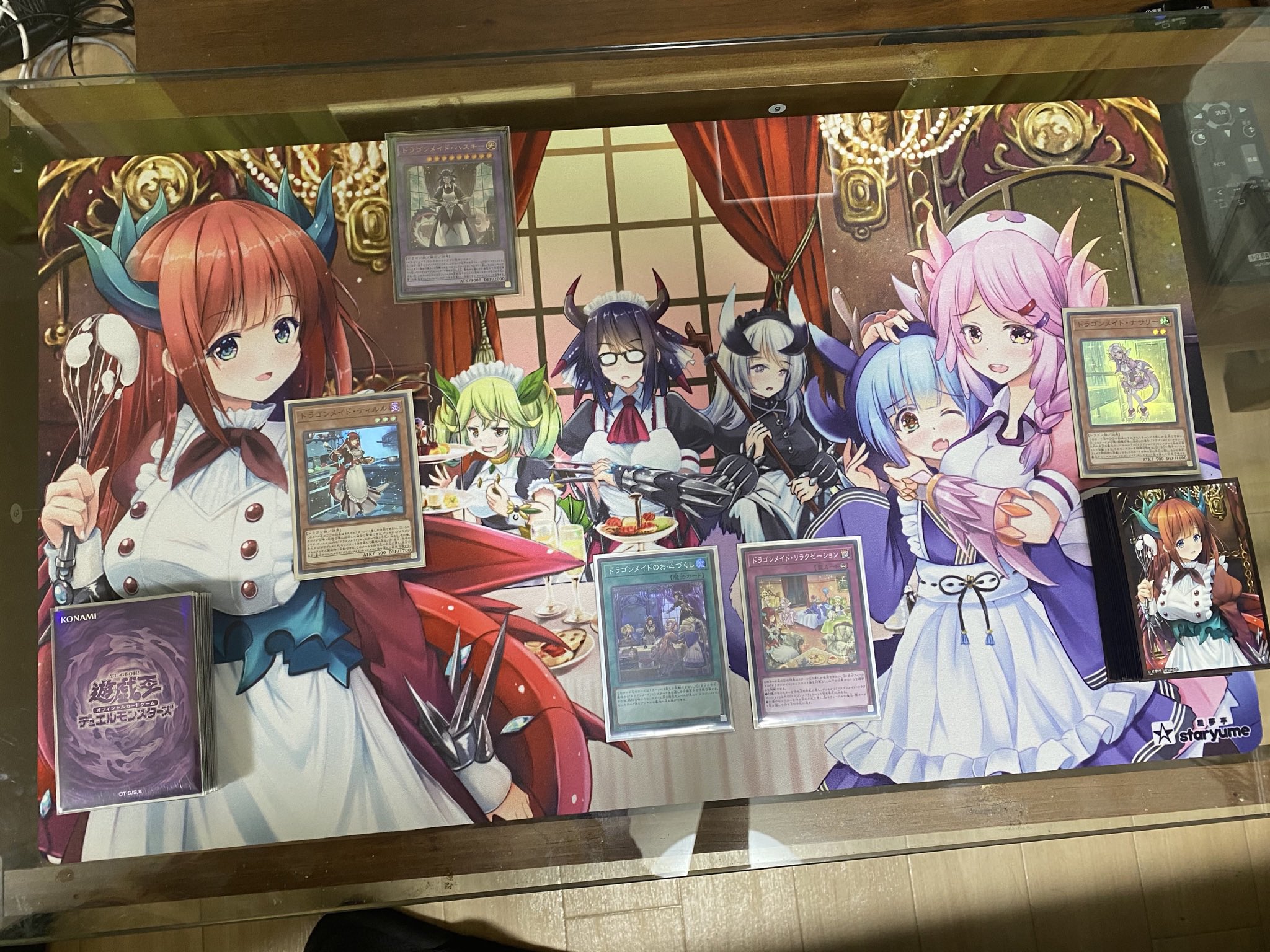 遊戯王 ドラゴンメイド チェイム KCS 2021 韓国 プレイマット