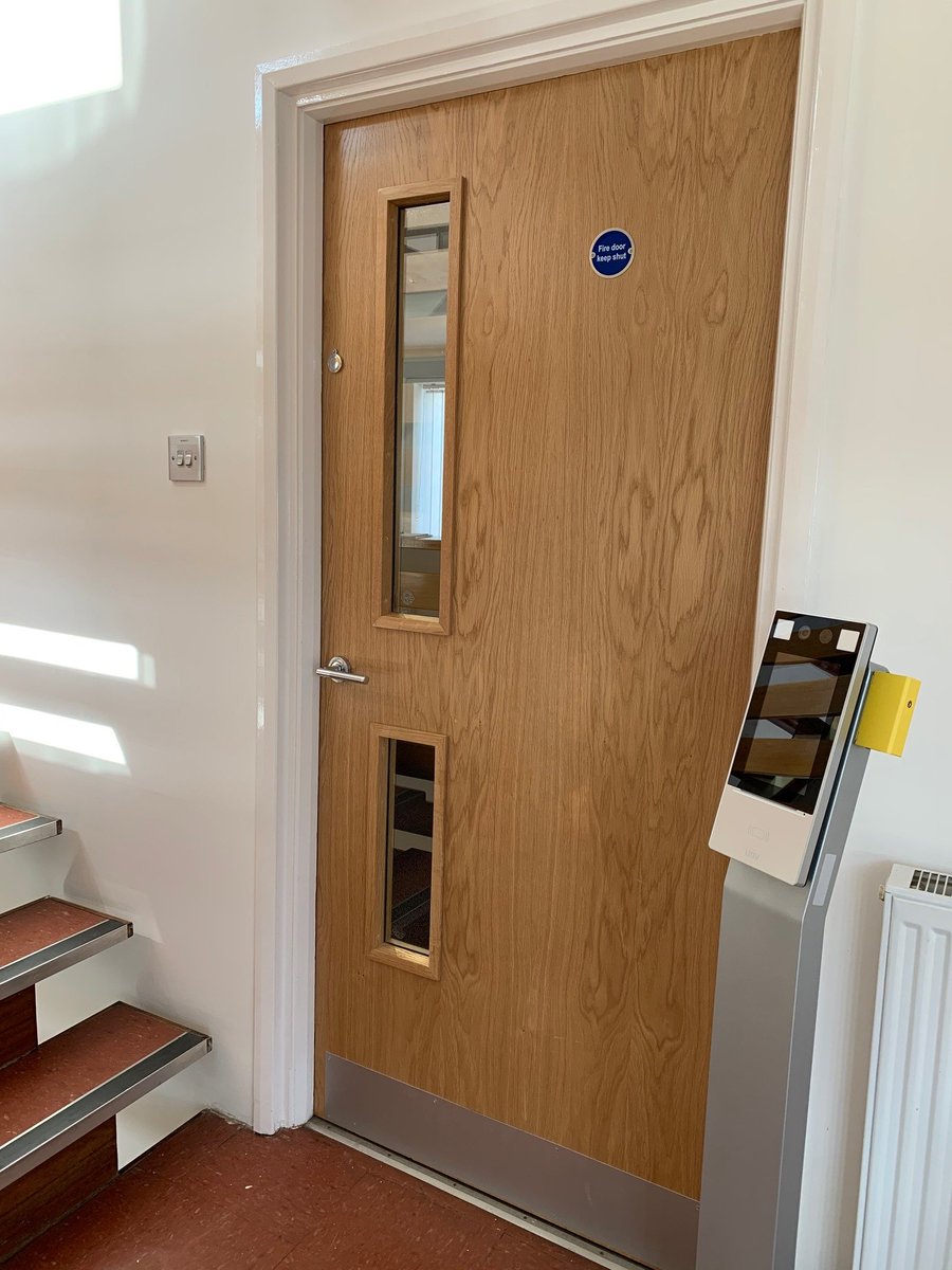 We have installed a fever screening terminal to the office to make sure our staff feel comfortable on their return to work, controlling access with temperature checks on entry. Many more where they came from, please contact for more information. #accesscontrol #BackToWorkSafely