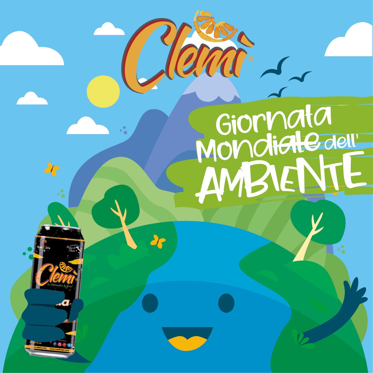 clem47064747's tweet photo. È il momento della Natura, celebriamo la Giornata Mondiale dell’Ambiente bevendo Clemì 

#giornatamondialedellambiente #ambiente #pianeta2020 #5giugno #ripartiamoinsieme #beresano #succodiclementine #beviitaliano #madeinitaly #glutenfree #agrumi #bibita #bevandacalabrese #drink https://t.co/3DhcKfQamy