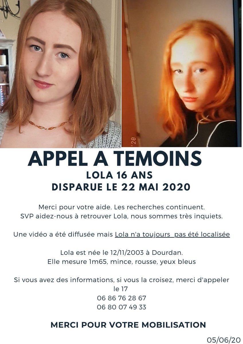 Marion13_4ever's tweet photo. A la demande de ses parents nous partageons ce nouvel appel à témoins. Ses parents sont très inquiets. https://t.co/RPyH93cnPw