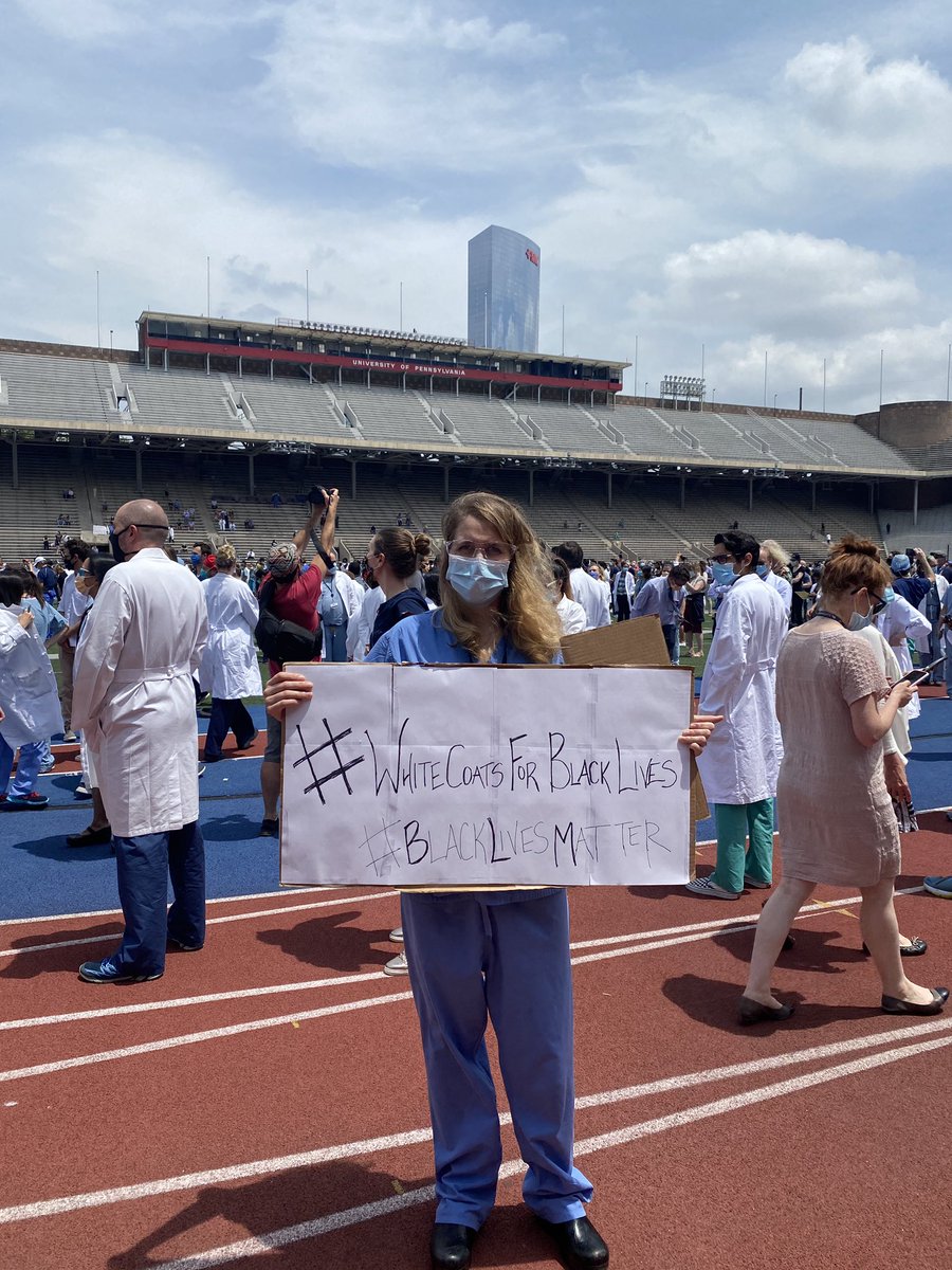#WhiteCoatsForBlackLives #blacklivesmatter #CHOP