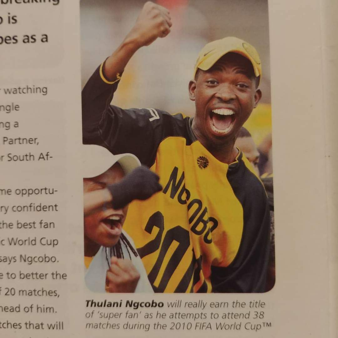 Ngcobo2010SE's tweet photo. 10 years ago just before I started my journey to be in the @GWR book for most matches attended in one #FifaWorldCup tournament #2010WC.  I attended 38 @FIFAWorldCup matches in #2010. 
#followforfollowback
#follow4followback
@MTN8 #Ayoba
#day71oflockdown
#COVID19 https://t.co/cTKvXckqr5