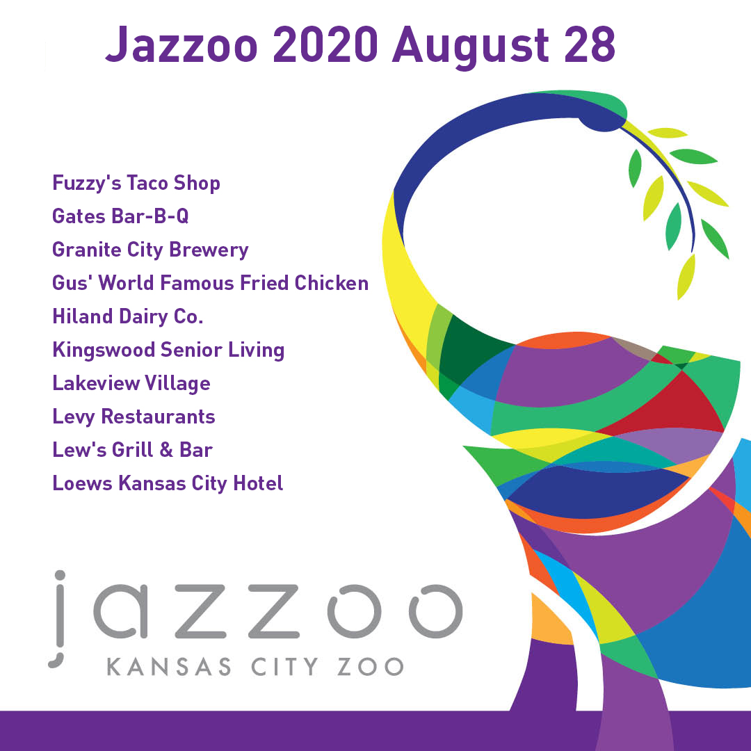 Jazzoo at the KCZoo (@jazzookc) on Twitter photo For thirty years <a href="/JazzooKC/">Jazzoo at the KCZoo</a> has been held on the first Friday in June. This year, we've rescheduled the event to August 28 and we hope you'll join us! Today, dine-in or carry-out at one of our fabulous Jazzoo restaurants sponsors. They need our support and our business! For thirty years <a href="/JazzooKC/">Jazzoo at the KCZoo</a> has been held on the first Friday in June. This year, we've rescheduled the event to August 28 and we hope you'll join us! Today, dine-in or carry-out at one of our fabulous Jazzoo restaurants sponsors. They need our support and our business!