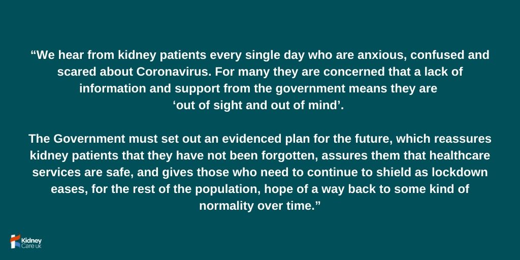 kidneycareuk's tweet image. We appreciate the care the NHS has given to kidney patients but it is essential that Government, NHS &amp;amp; supermarkets learn from the experience of the first pandemic wave, to improve resilience &amp;amp; communications for the future kidneycareuk.org/news-and-campa… #WorriedSick #CoronaKidney