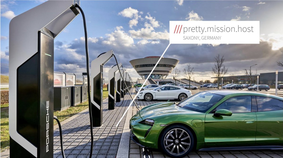 Electric Vehicle at ///pretty.mission.host charging point