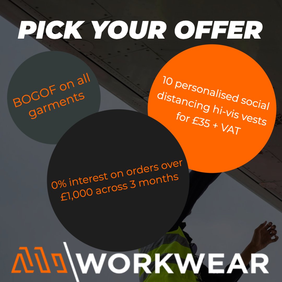 👀👀 Have a look at our recent offers and see what fits best for you!* 🦺👕🧵🧢
You can reach us by phone, email, and direct message. What are you waiting for? Get your order in today!🌐 miwokwear.org.uk
*T&amp;Cs apply #MiWorkwear #Leicester #Leicestershire #Construction