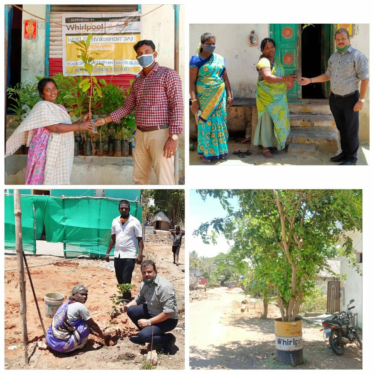 Today is World Environment Day.
Time to begin another METoo movement-#MotherEarth movement. The pandemic, cyclones, locust plague are enough reasons to break our 'superiority over nature' delusion. Let's please nurture nature, for it nurtures us.  
(Pic:FXBISNoida&amp;Puducherry)