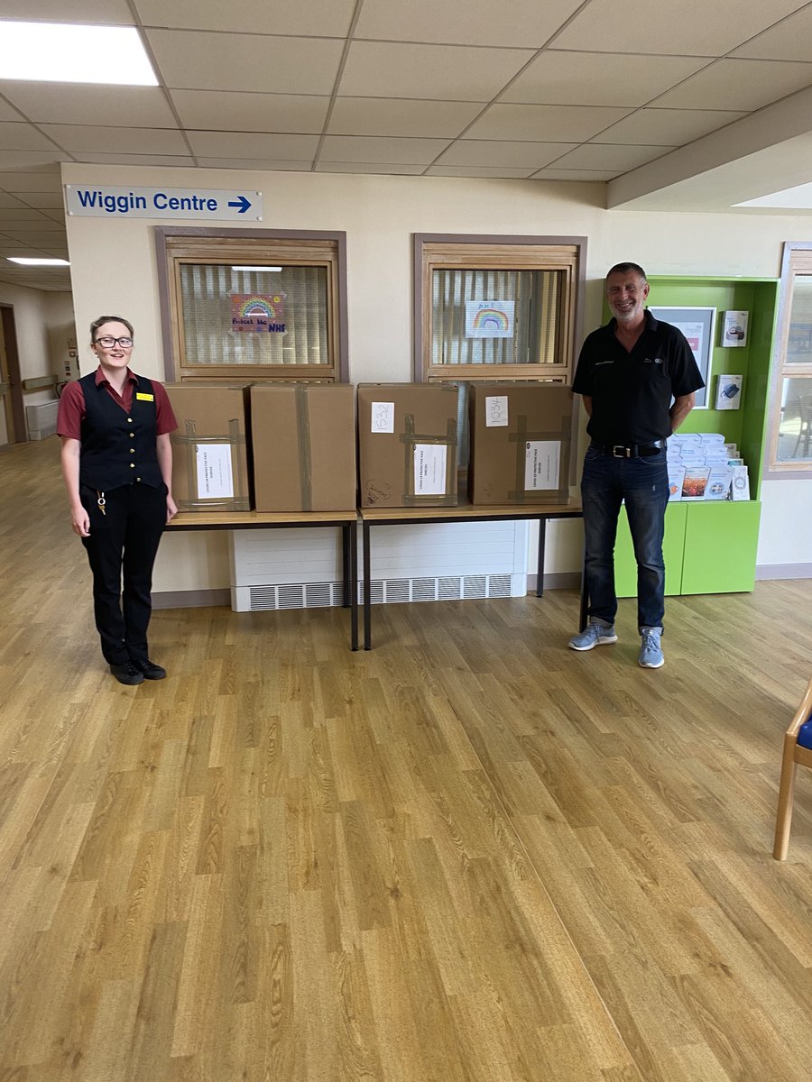 Thank you ⁦⁦<a href="/Jaguar/">Jaguar</a>⁩ for the generous donation of visors to SRP@UHDB