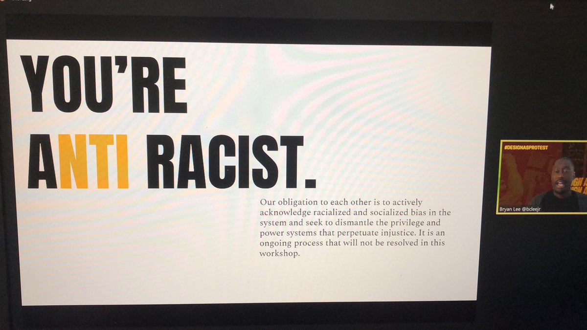 ACDtweets's tweet image. How are you acting in your design practice to be anti racist? #DesignAsProtest