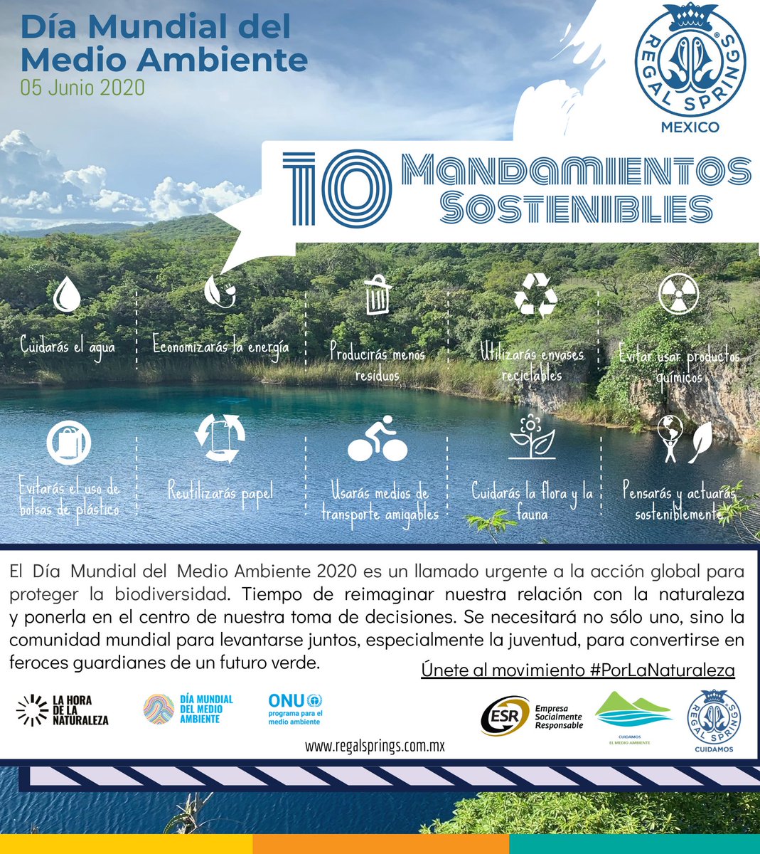A través de nuestro Programa de Sustentabilidad #CUIDAMOS; el cual está comprometido con el cuidado del medio ambiente. Nuestros procesos en la elaboración de nuestra #MojarraMexicana y el establecimiento de Alianzas estratégicas lo avalan. 

#DiaMundialDelMedioAmbiente