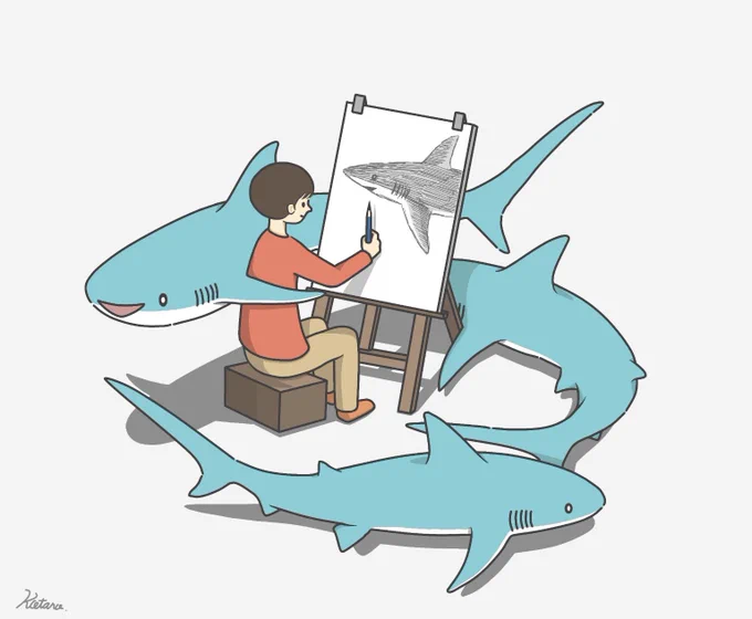 2年前の絵だよ〜懐かしいね! 