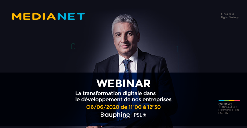 MedianetGroup's tweet photo. Soyez au rendez-vous demain pour le webinar autour de "La transformation digitale des entreprises" #UniversitéParisDauphineTunis #MEDIANET
https://t.co/O6tx3SSDxz https://t.co/GIVIIf1EAo