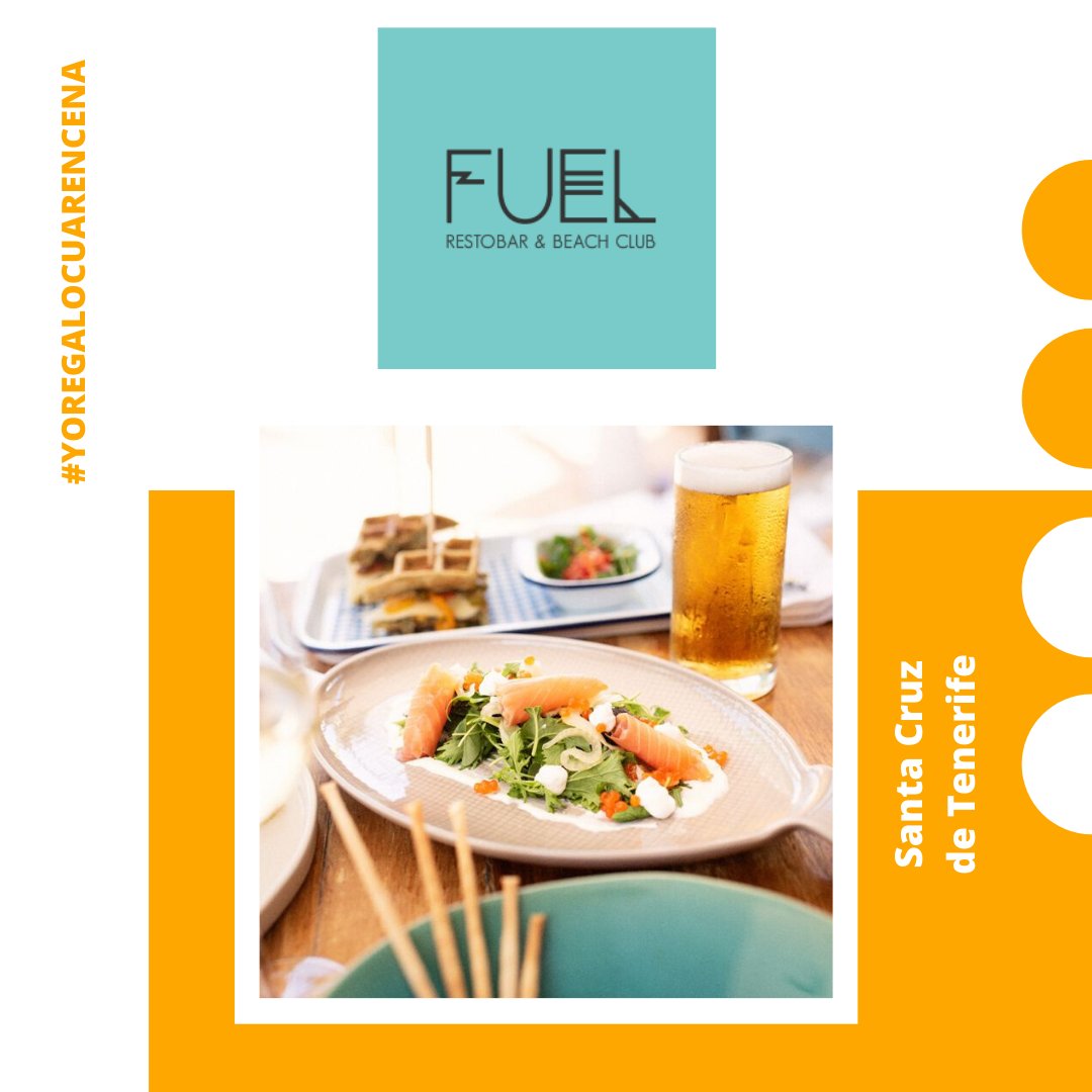 Fuel Restobar: en la Costa de Adeje (Tenerife). Además de comida saludable y repleta de sabor, es un lugar único donde pasar un rato agradable.

¿Ya has elegido restaurante para regalar una cuarencena? Entra en bit.ly/CuarenCena  y sorprende a alguien estos días ☝🏼