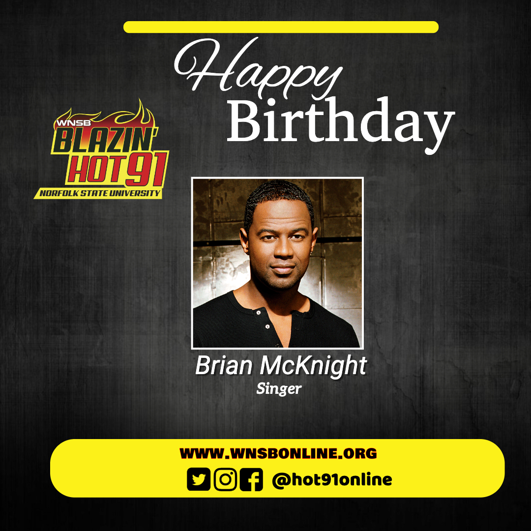 Happy Blazin\ Hot Birthday to Brian McKnight    