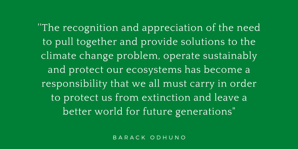 AquavitaLimited's tweet photo. A call for action from our COO @OdhunoBarack  this World Environment Day. #WorldEnvironmentDay2020  #climatechange #climateactionnow #sustainability https://t.co/5doqGNQ05V