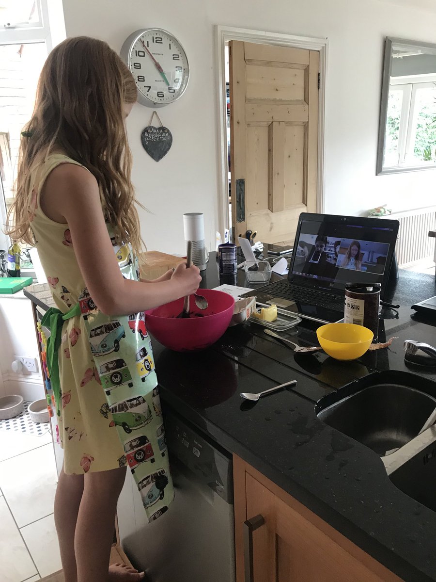 elmaund's tweet photo. Poppy and Miriam’s baking session this week...brownies!
⁦@ParkMalmesbury⁩ ⁦@EnricaConrotto⁩ https://t.co/VT8F7e1MRi