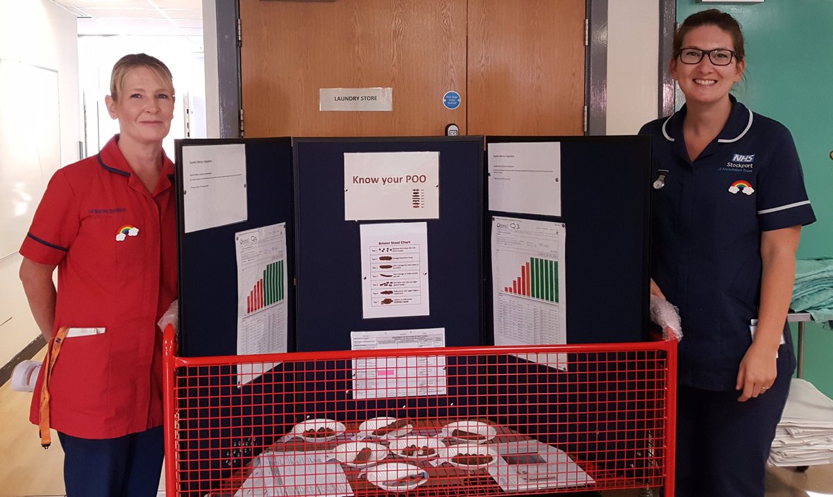 MedSupportSft's tweet photo. Wonderful welcome from @katrina56598458 @WardC4Stockpor1 @Wardb4Hill @HazelEv77400910 for our Bristol Stool chart Road Show https://t.co/K3PRQWmnl9