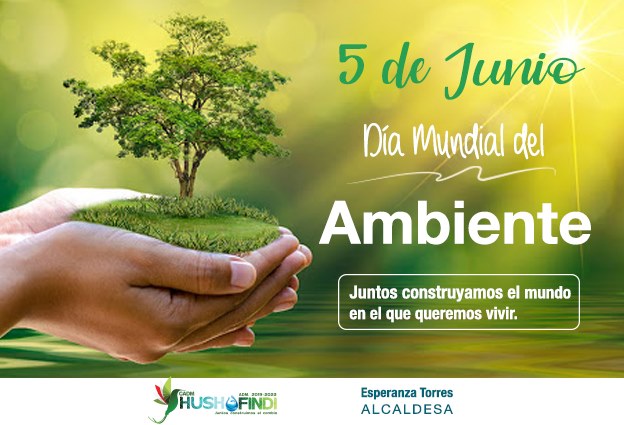 𝟓 𝐃𝐄 𝐉𝐔𝐍𝐈𝐎 #DiaMundialDelAmbiente  🌱🌎🌊
Este día nos brinda la oportunidad para reafirmar nuestras políticas públicas amigables y sostenibles con el ambiente; es tiempo de construir juntos el mundo en el que anhelamos vivir.