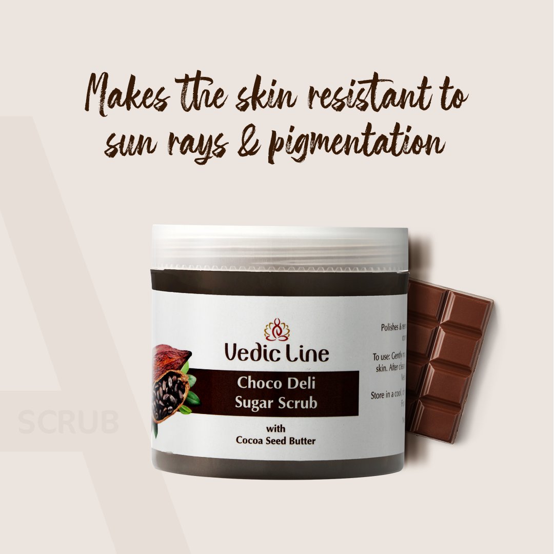vedic_line's tweet photo. If freshness is your main concern at the moment, then don't give a second thought &amp; make a purchase right away as it keeps the skin fresh, supple, &amp; free from uneven skin tone.
🍫
🍫
🛒Shop Now: https://t.co/6OdvFmZjPL
🍫
🍫
#ChocoDeliSugarScrub #ChocolateCare #Scrub https://t.co/zG9Zoh6rCc