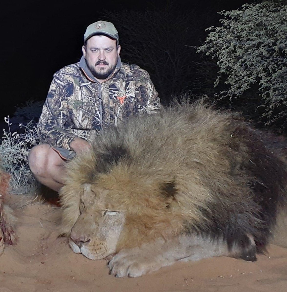 XposeTrophyHunt's tweet photo. Renier Humphries killed two captive bred lions. Next on his wish list is a leopard. This is nothing more than sordid entertainment for thrill killers. Absolutely zero to do with conserving any of Africa's precious wildlife.😒
#BanTrophyHunting 🙏🏼RT
@zbleumoon @willtravers https://t.co/rJiJjiTipo