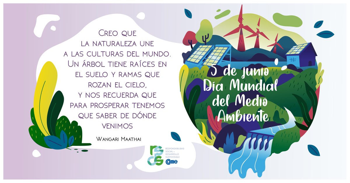 rsecame's tweet photo. En el #DiaMundialDelMedioAmbiente 🌎 acompañamos el llamado de @ONU_es que en 2020 hace foco en el cuidado de la #Biodiversidad y en trabajar para evitar su pérdida, previniendo así graves consecuencias para la humanidad, como el colapso de los sistemas alimentarios y de salud. https://t.co/hyksacm6ke