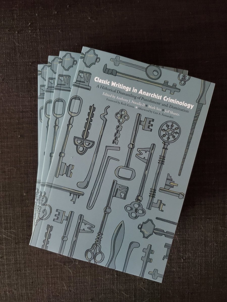 Ruth Kinna has contributed the foreword to a new collection 'Classical Writings in Anarchist Criminology' published by @AKPressDistro @AKEdinburgh. The volume collects critical writings from Godwin, Proudhon, Bakunin, Kropotkin, Parsons, Goldman & more. (pic from @anthonynocella)