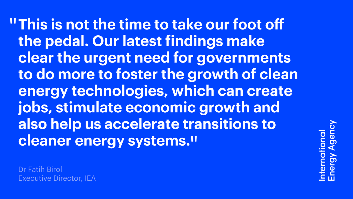 fbirol's tweet photo. We just updated @IEA’s tracking of clean energy progress across all key technologies &amp; sectors. The results are troubling.

The majority of areas are not on track to meet energy &amp; climate goals, and the #Covid19 crisis is deepening the problem.

Read more: https://t.co/mZY3d1U4NE https://t.co/hHdcVlsVq5