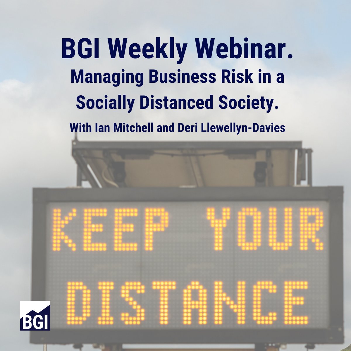 thestrategyman's tweet photo. Managing risk in a socially distanced society. In this week’s BGI Weekly Webinar I joined @IanMitchell_BGI, CEO of BGI, to examine risk in detail, and show how, by developing the right strategy, you can build value in your business. Watch the replay here: https://t.co/qrroqAUVb5 https://t.co/lcznTxNQDY