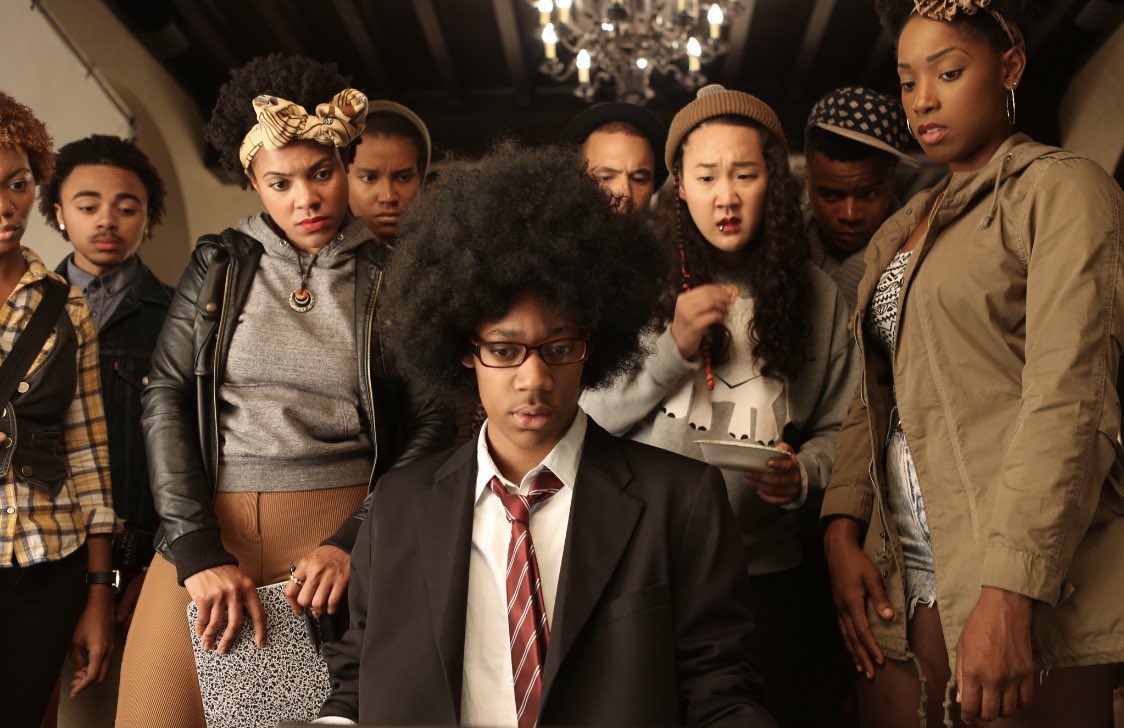 DEAR WHITE PEOPLE (dir. Justin Simien) another one I would definitely recommend watching - highlighting overt racism and microaggressions in an American college