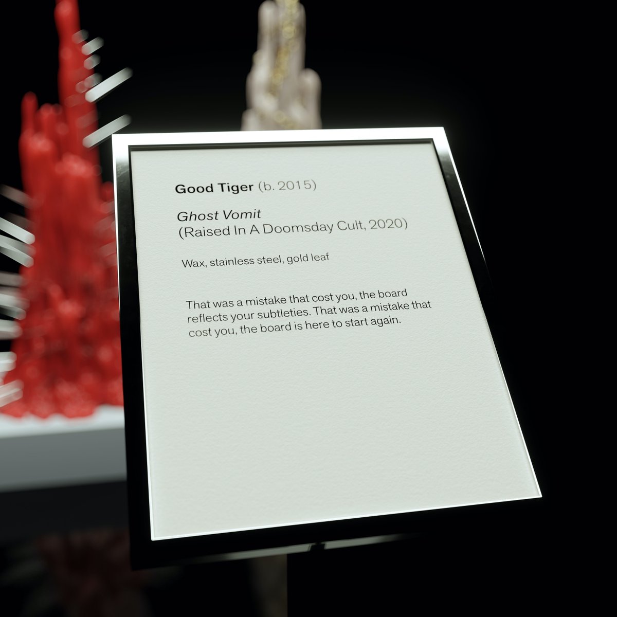 GoodTiger's tweet image. The second object 'Ghost Vomit' is now available for viewing exclusively here: youtu.be/Ra2YAraWOc0

// Raised In A Doomsday Cult // presented by Good Tiger
Available worldwide August 7th 2020

Links in bio