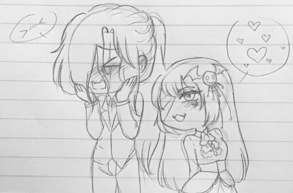 UsaagiiMoon's tweet photo. A new small redesign for Gin! He still has his personality! im still thinking of what he is, maybe a vampire like his girlfriend but not 100% sure! A very bashful boi he is!
viorel (c) @Alice59Xx
#reddverse #reddverseocs #nightmarequeenkasei https://t.co/L8cwSm1lHg