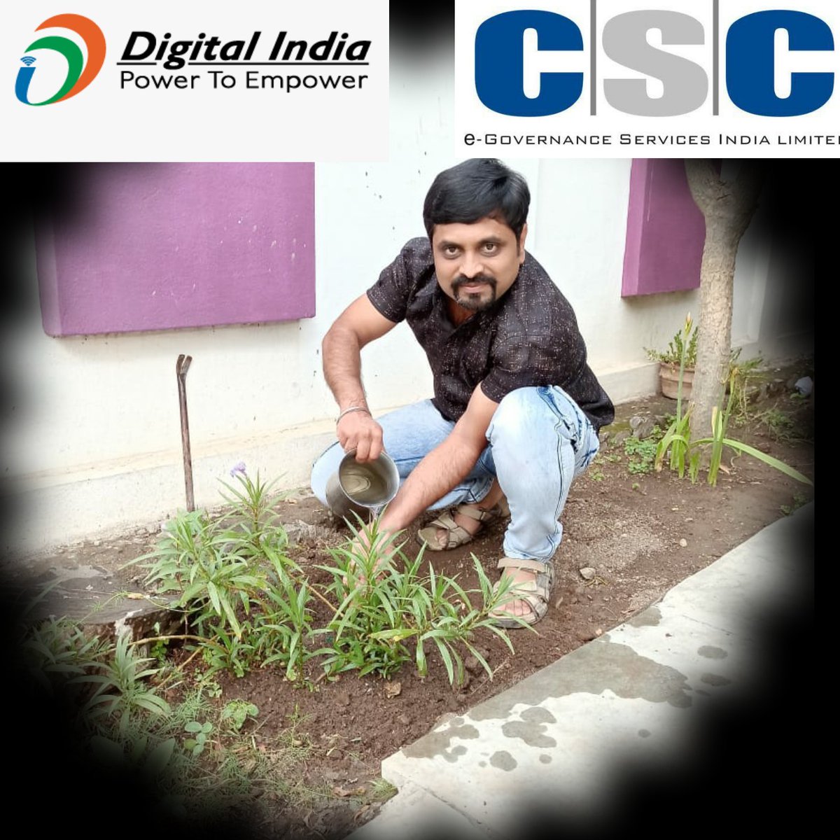 RkeshPatil1's tweet photo. #cscplantatree Celebrating #WorldEnvironmentDay let us take appropriate measures to protect the plants and animals. @CSCMaharashtra @CSCegov_ https://t.co/zRLE8M3sUW @CscDhule https://t.co/ZS8fGxxD6n