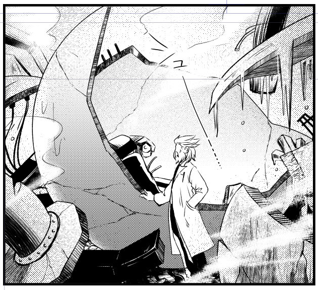 これ進〇ゼミでやったぞ!じゃなくて、これ封神〇義で描いたぞ!って感じでした(プロメテックポッドの試作品が割れています) 