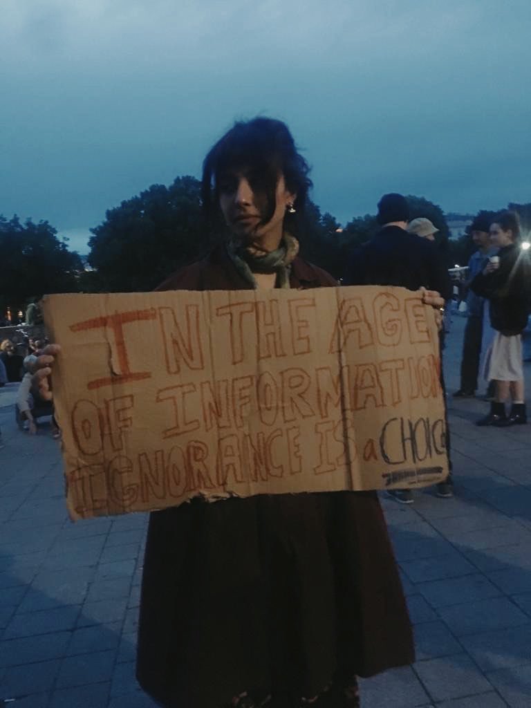 edalaand's tweet photo. Ignorance is a choice! #BlackLivesMatteraustria https://t.co/iyJev20RT3