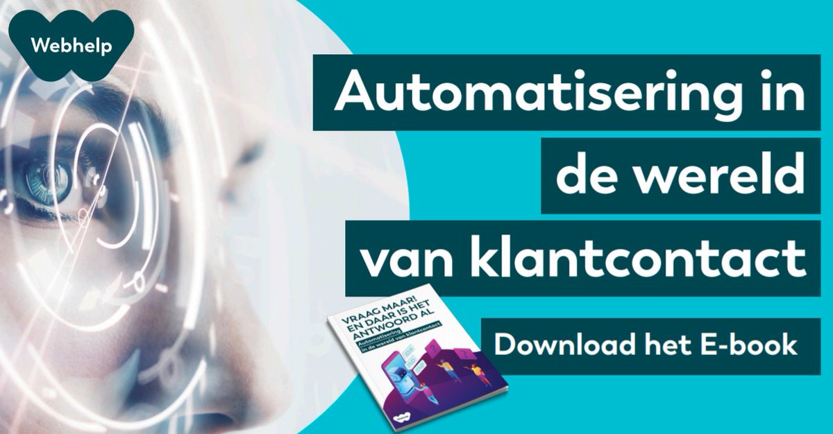 Klanten zijn op zoek naar de beste klantervaring! Hoe kun jij jezelf onderscheiden door klanten de beste ervaring te leveren? Download ons e-book en ga aan de slag met de digitalisering van klantcontact » bit.ly/3c7WNHH