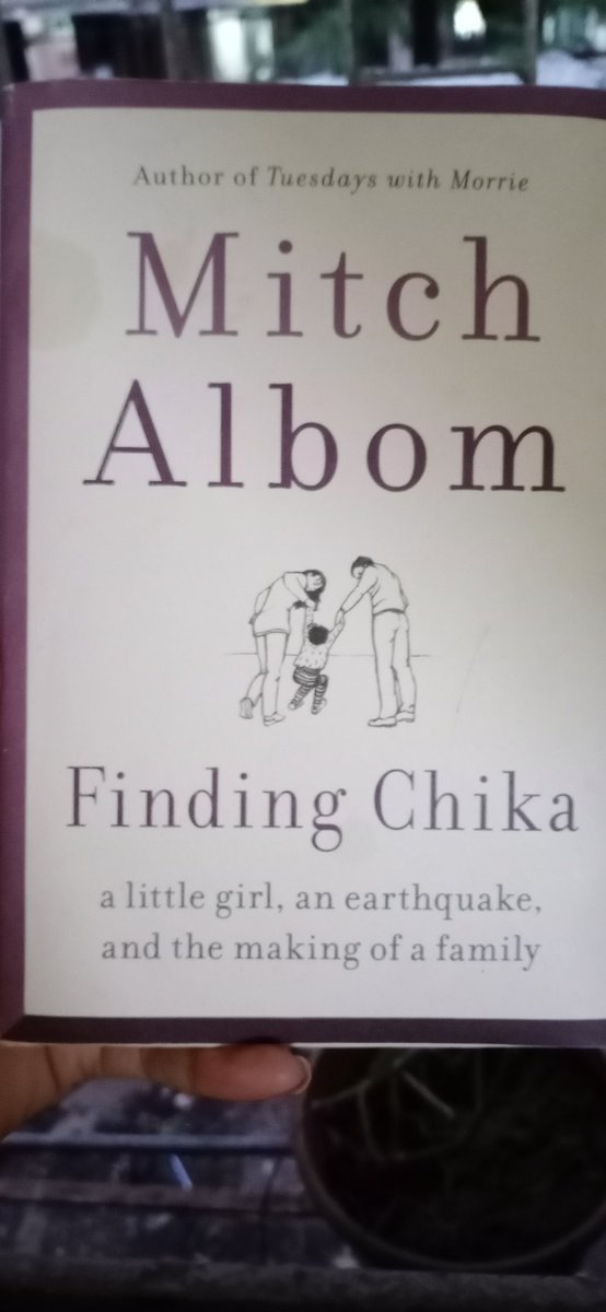 Book 5 of 2020: Finding Chika by Mitch Albom. Am a huge fan of Albom's fiction so this was a bit different for me to read. Nonetheless, his sensitivity in writing about a difficult situation is intact."Hope is critical. It is almost mandatory to soldier through troubled times."