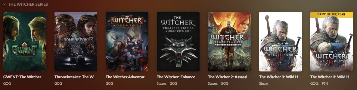 Næb Såvel Planet Twitter 上的The Witcher："@Thearrowhead9 @GOGcom Nice collection!" / Twitter