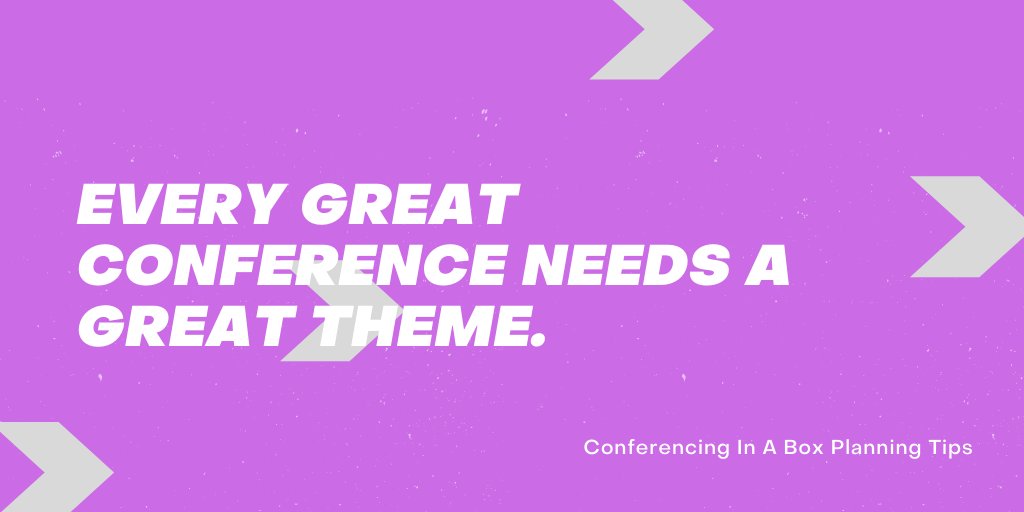 ConferencingBox's tweet photo. Great themes = great conferences #conferences #event #ciab https://t.co/5zAGxIsDij