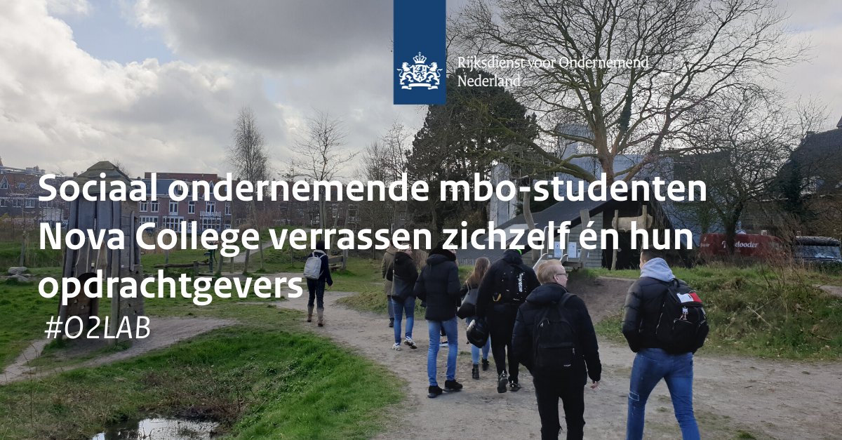 Ook in tijden van crisis is investeren in ondernemerschapsonderwijs belangrijk. #Mbo-studenten van <a href="/NovaCollege/">ROC Nova College</a> helpen vraagstukken van sociaal ondernemers oplossen. Dankzij steun van #O2LAB, <a href="/YoungSocietyNL/">Young Society</a>, <a href="/se_lab/">se.lab</a> leidt dit tot prachtige ideeën. ➡️ bit.ly/3gVECbS