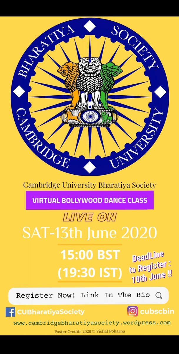 Cambridge University Bharatiya Society (CUBS) tweet media